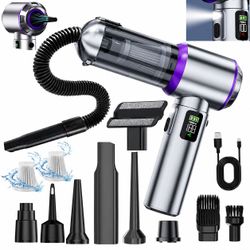 [NEW] Car/Desk Cordless Vacuum with Air Duster