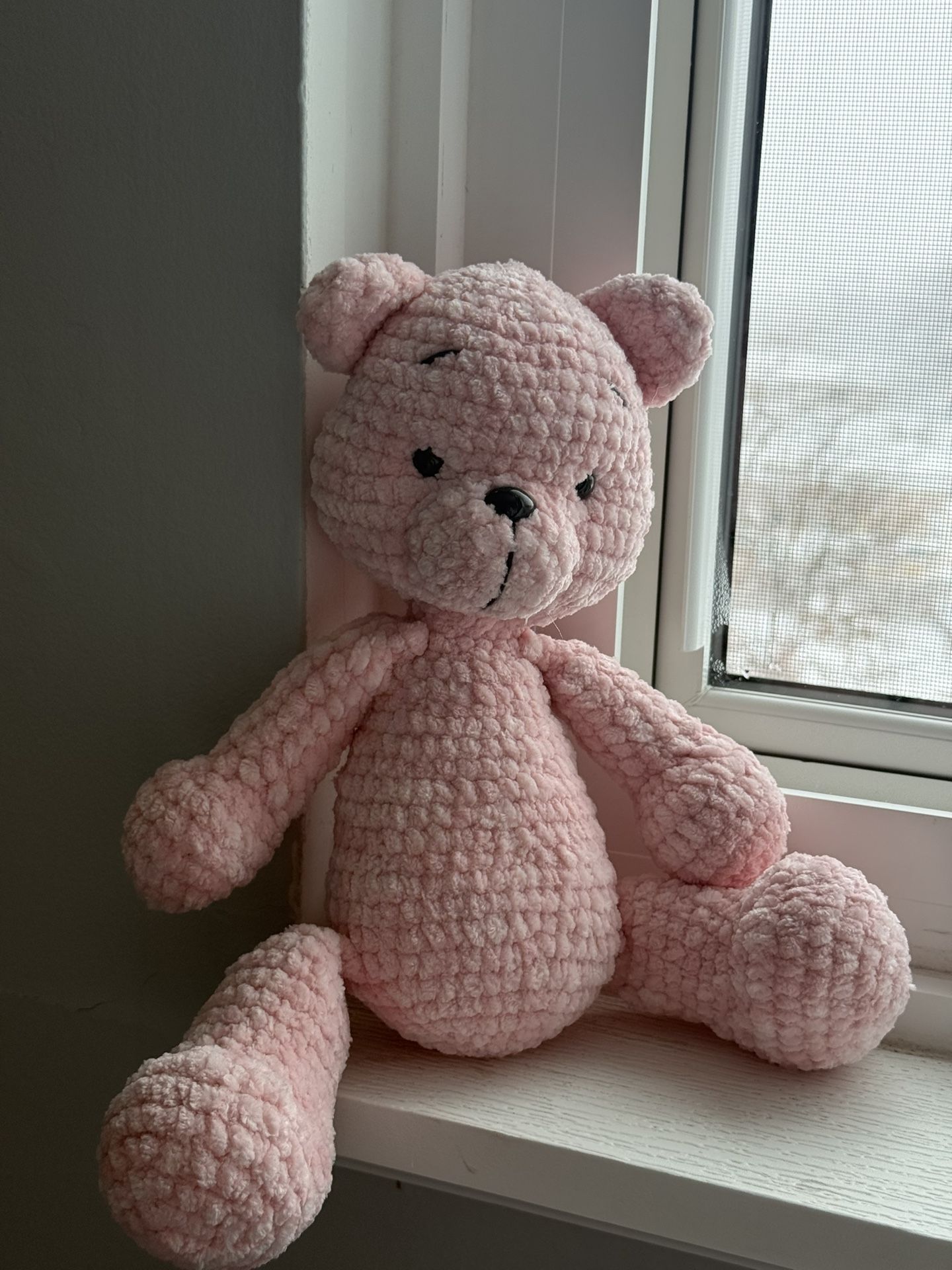 Handmade Crochet Teddy Bear New