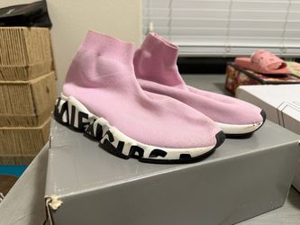 Balenciaga Speed Graffiti Pink Black (Women's)