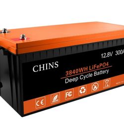 CHINS LiFePO4 Battery 12V 300AH
