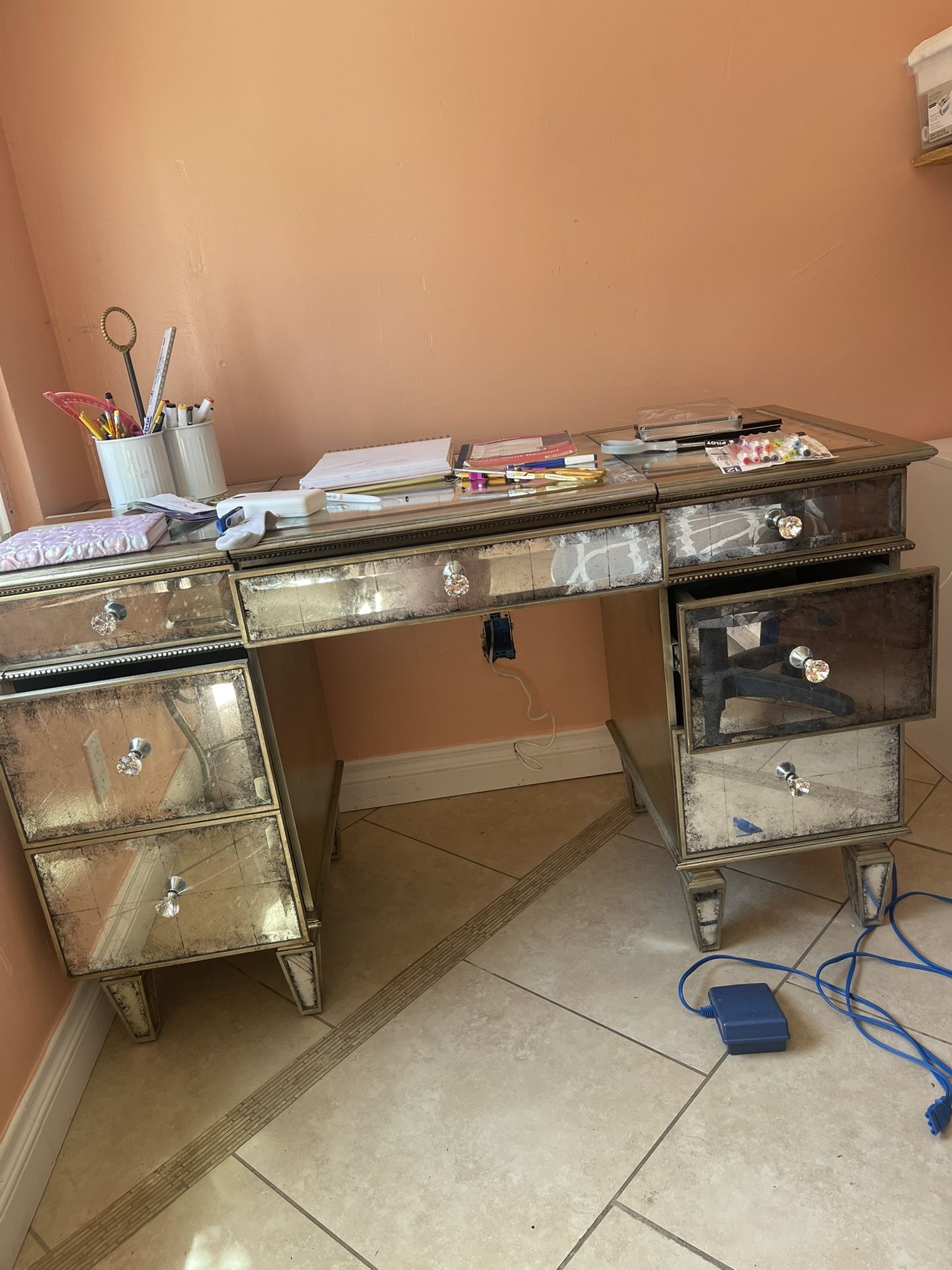 Desk Antique Rustic Mirrors