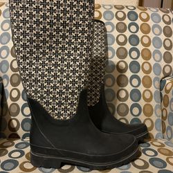 Tory Burch Rain Boots Size 8