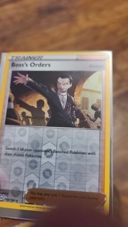 Boss's Orders reverse holo