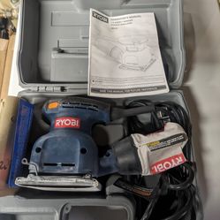 Ryobi Sheet Sander 1/4 Sandpaper Corded Electric 