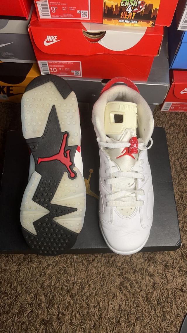 Air Jordan 6 GS “Red Oreo’s”