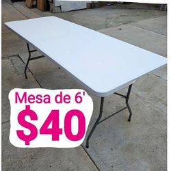 Mesa Nueva De 6' / 6ft Folding Table - White