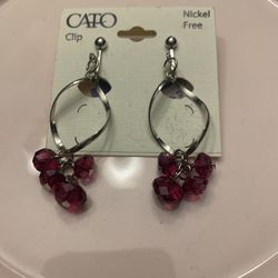 NEW CATO CLIP EARRINGS 