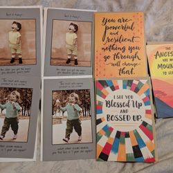 FREE! 4 Birthday Cards With Envelopes And 3 Inspirational Cards With Envelopes 
