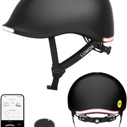 Lumos Nyxel Smart Bike Helmet, Customizable Front And Back LED lights