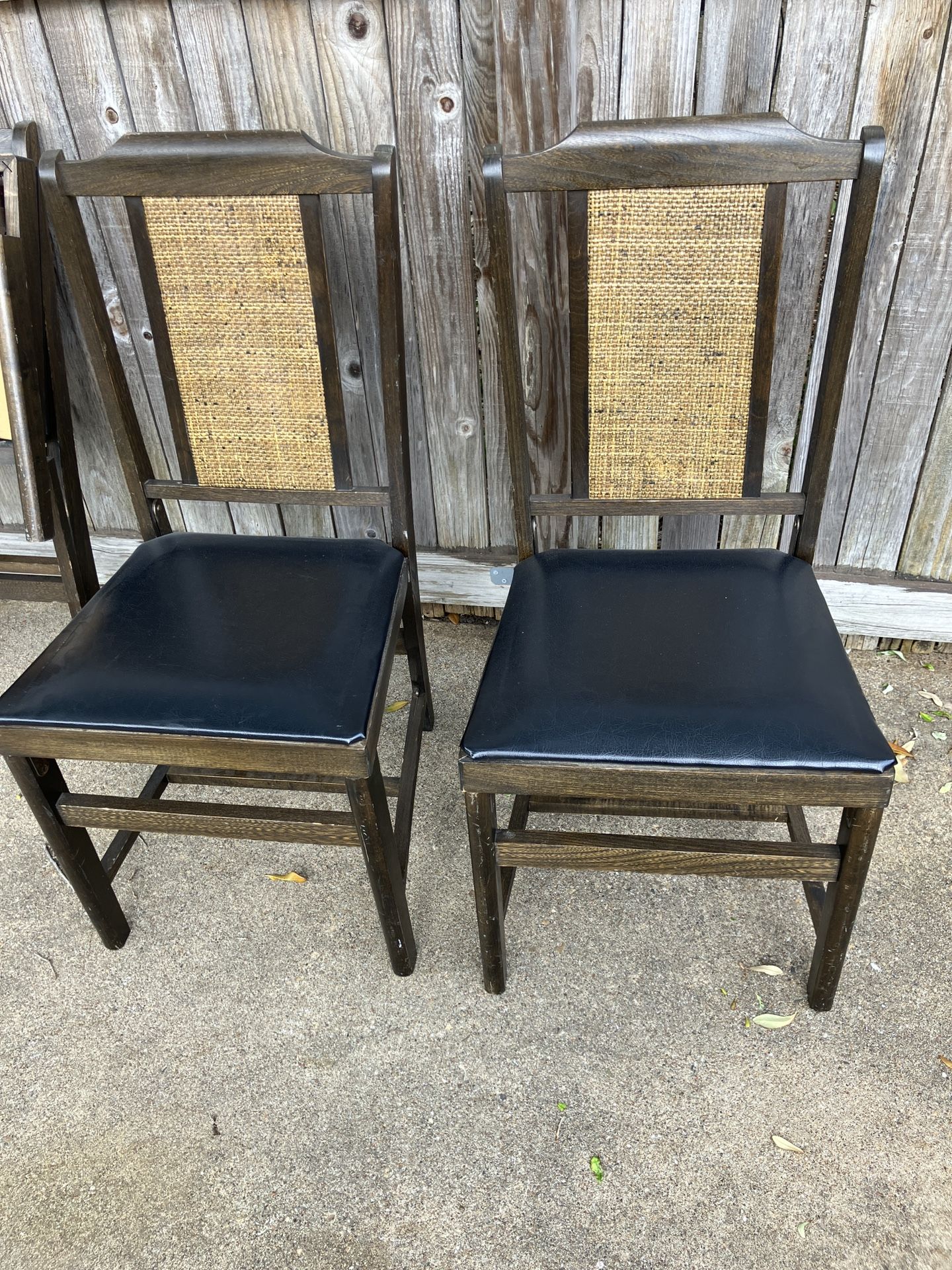 Mid Century Modern  Norquist Folding Chairs - Set Of 4