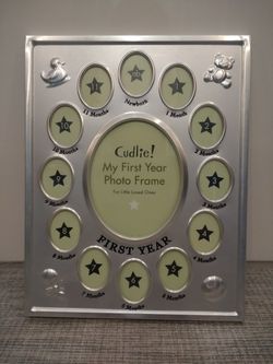Baby's First Year photo frame