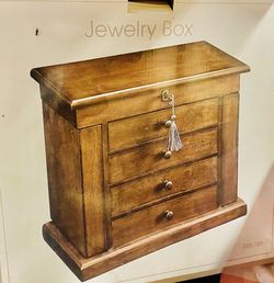 Jewelry box- Jewelry box Size 13 1/4” x 7” x 11 3/4” tall