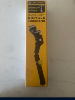 Center Mount Bicycle Kickstand, Universal 14, 16, 1820 Bike Size