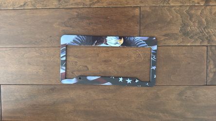 USA Flag License Plate Frame