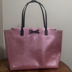 Kate Spade Pink Glitter Tote 