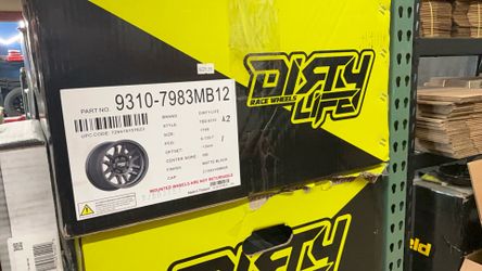 Dirty Life Wheels Canyon 9310 - Matte Black - 6x139.7 - -12MM 17x9