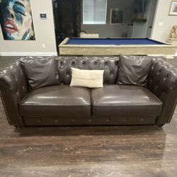 Leather Couch 