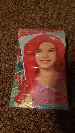 Kids wig little mermaid