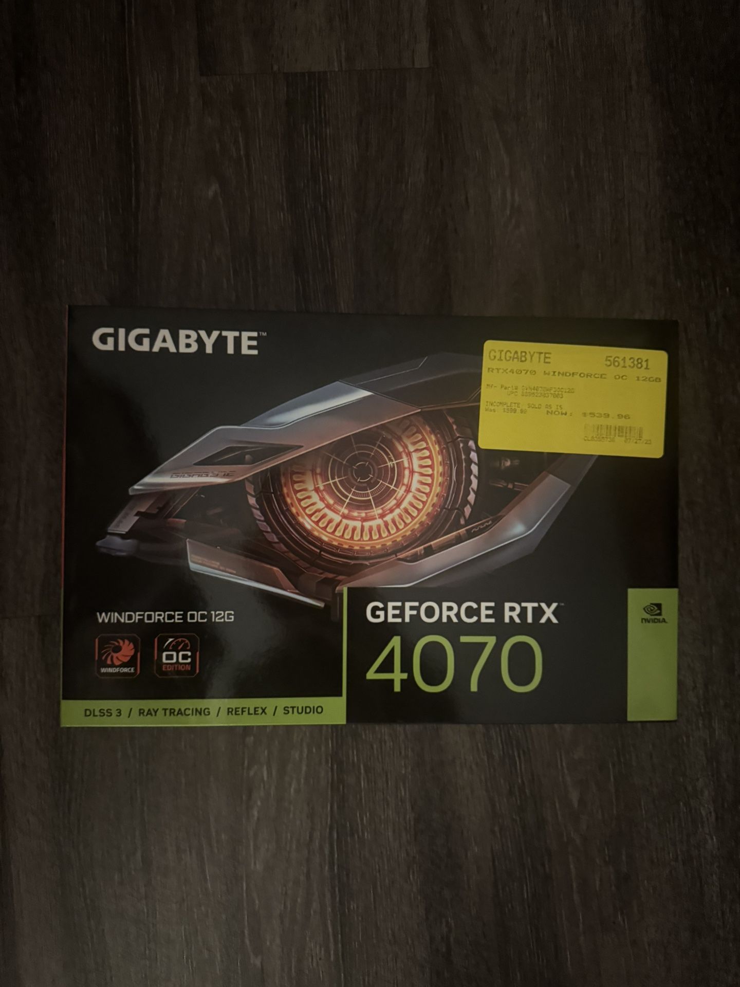 NVIDIA 4070 GPU