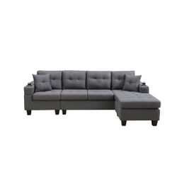 Calliandra Upholstered L-Shaped Sectional