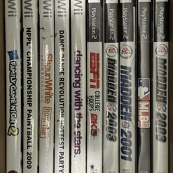 PS2 / Wii Games Lot