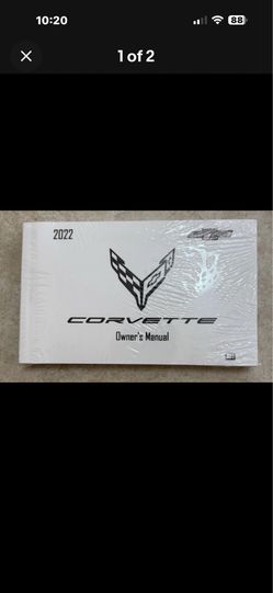 New Sealed 2022 OEM Chevrolet C8 Corvette Owners Manual