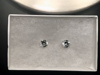 Diamond Cubic Zirconia Earrings