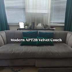 Modern Velvet Couch