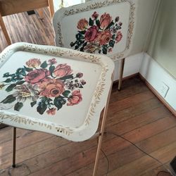 Vintage 50's tv trays