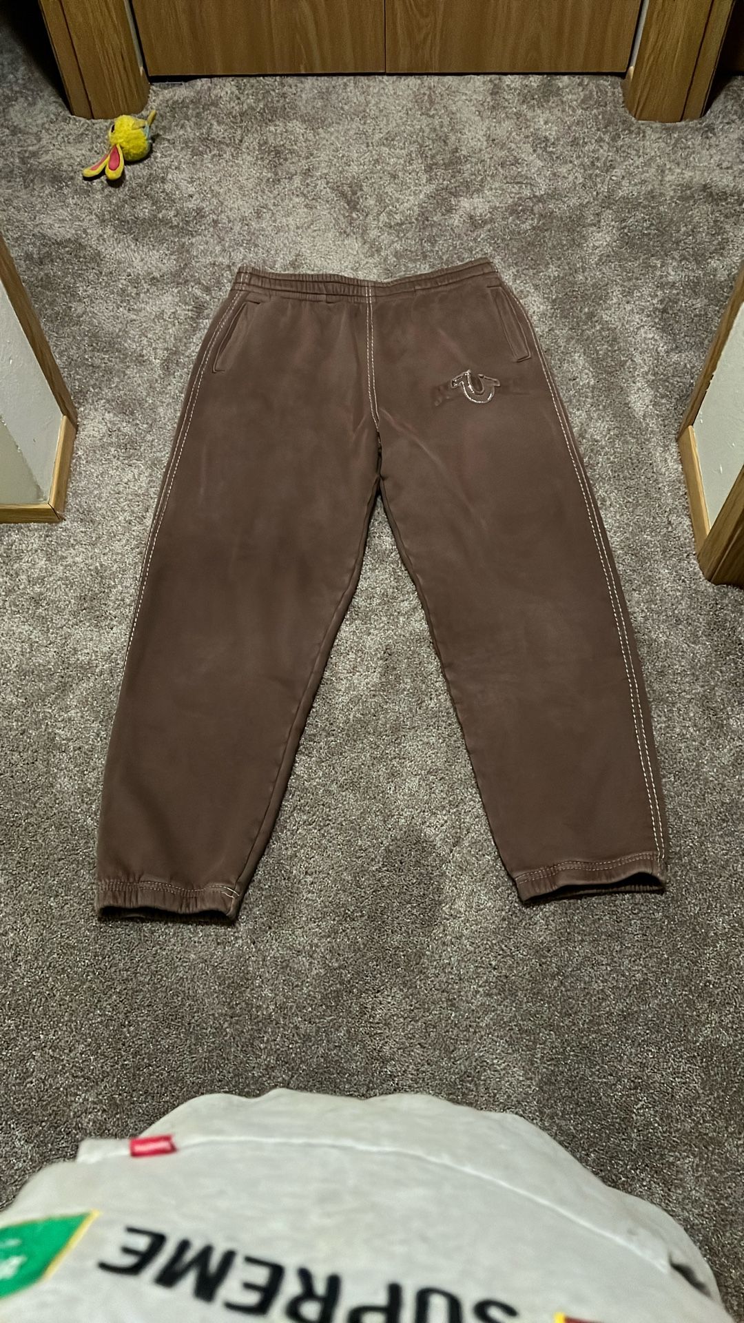 Supreme - True Religion Sweat Pants Brown