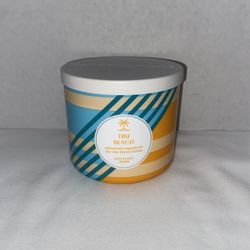 New NWT Tiki Beach Bath & Body Works 3 Wick Scented Candle