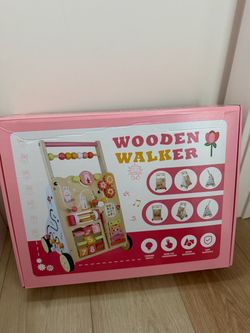 Wooden Baby Activity Walker Toy