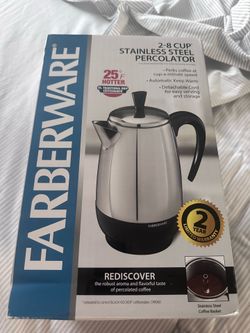 Brand new Farberware 6-8 cup coffee percolator