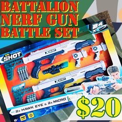 New Nerf Gun Battalion Set By X-Shot