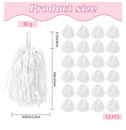 Brand New White PomPoms