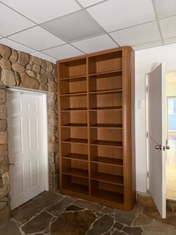 Wood book shelve