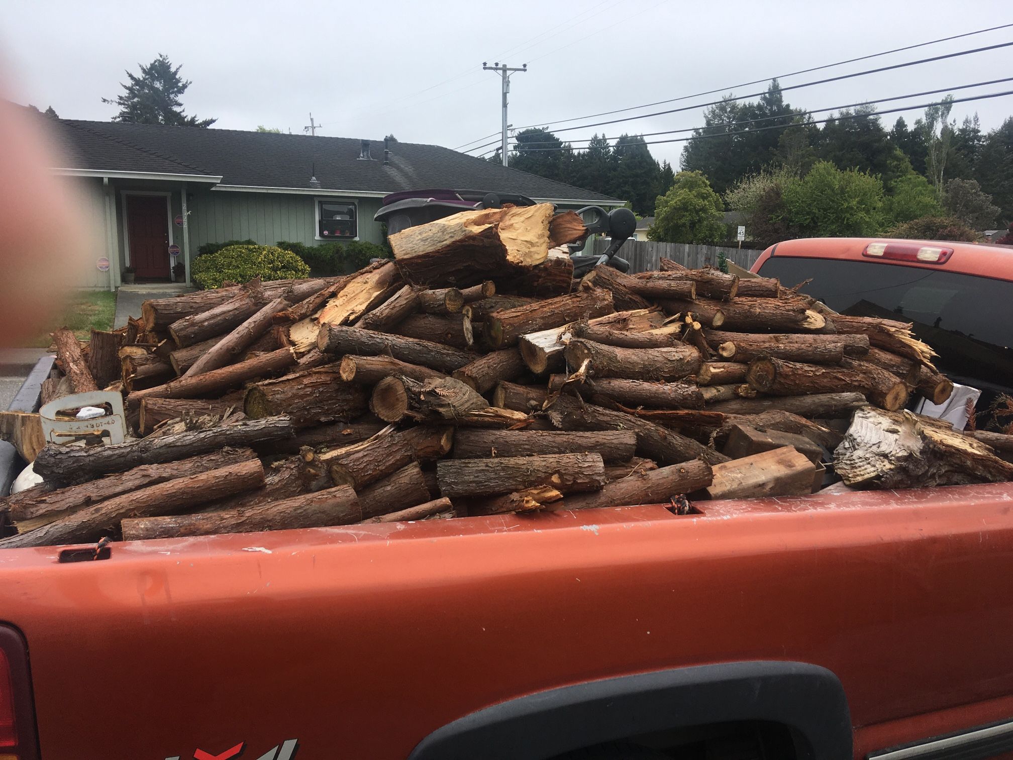 Seasoned Redwood Firewood