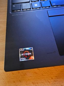 Lenovo Laptop PC. Ryzen 7 Pro. With Graphics 3.30GHz CPU. 32GB Ram DDR5 1TB NVMe M.2  GPU: Radeon Graphics