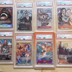 One Piece Psa 10 Slab Lot