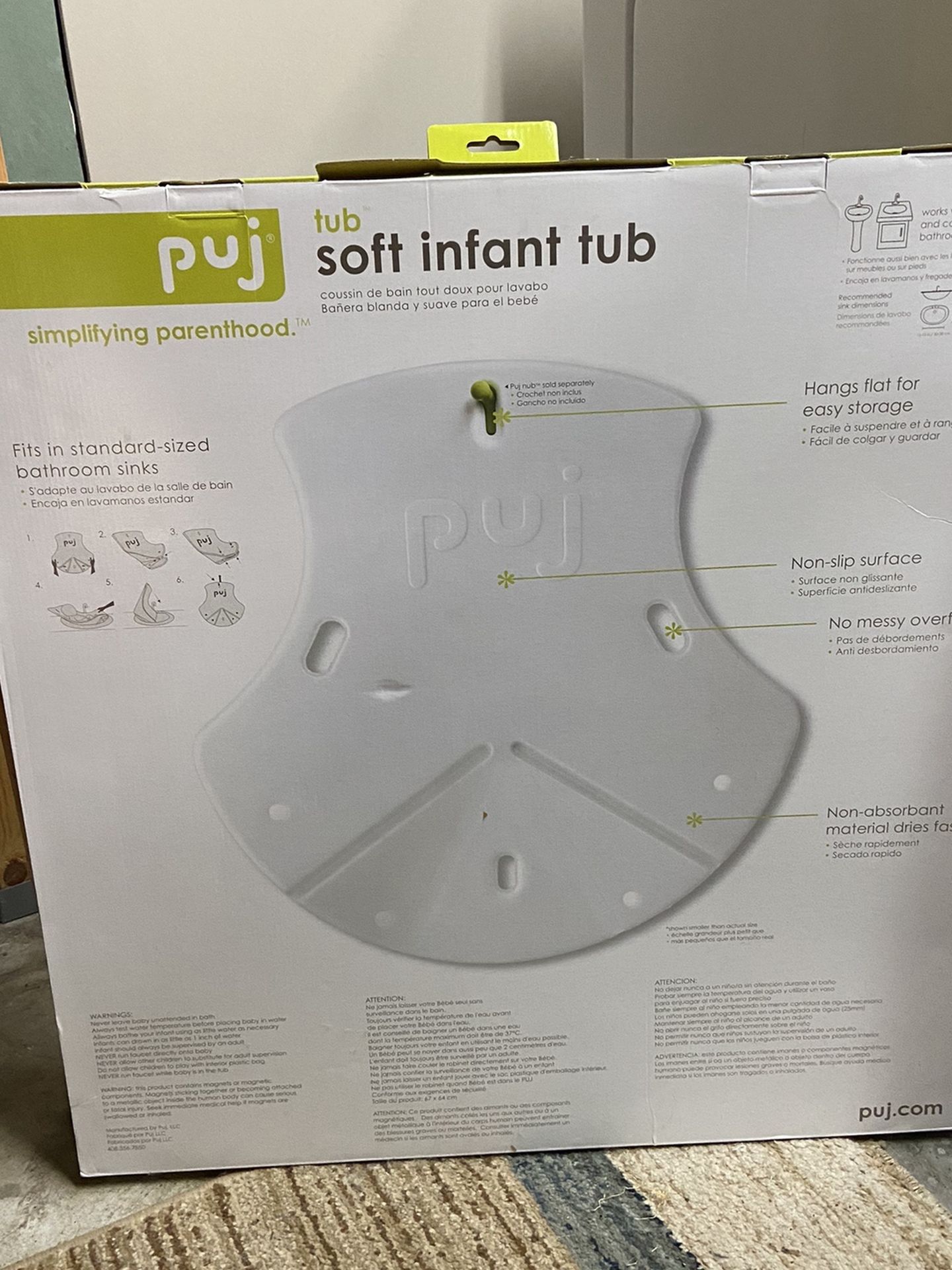 New Puj Soft Infant Tub