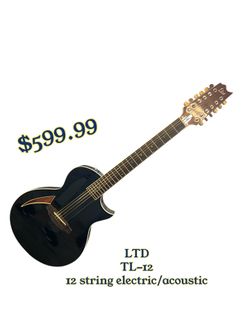 Ltd tl-12 12 string acoustic electric guitar
