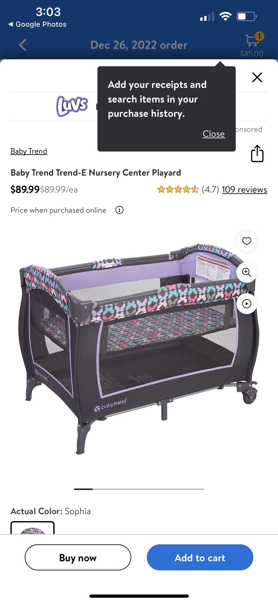 Baby Trend Trend-E Nursery Center Playard