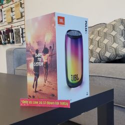 Jbl Pulse 5 Bluetooth Speaker Brand New - $1 DOWN TODAY, NO CREDIT NEEDED