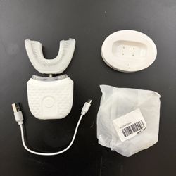 Ultrasonic Electric Toothbrush, U Shaped Automatic Toothbrush for Adults 360° Whole Mouth Toothbrush Whitening IPX7 Waterproof