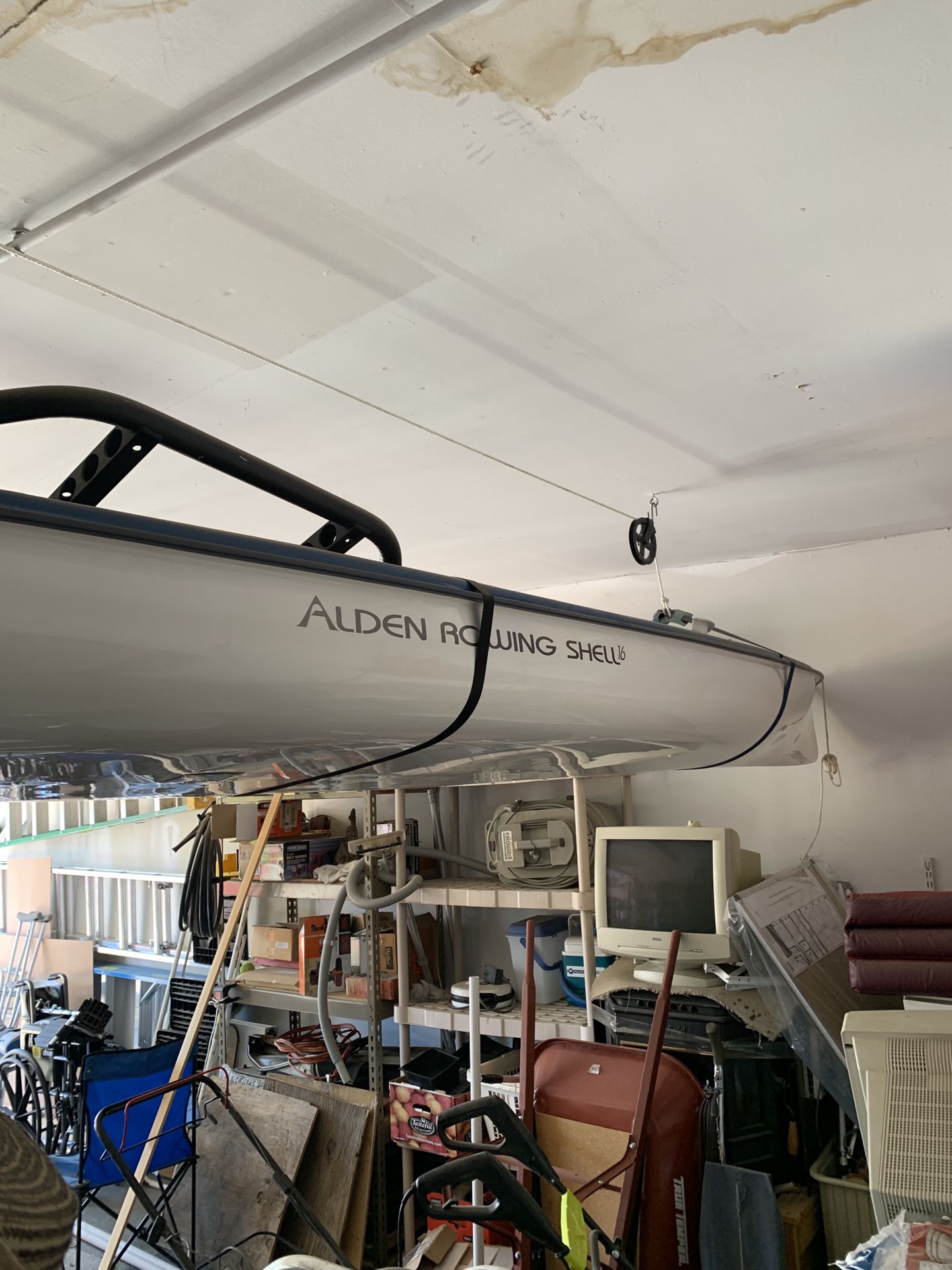 Alden 16 Rowing Shell With Oarmaster 2 And Oars