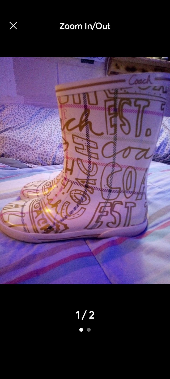 Coach Rainboots