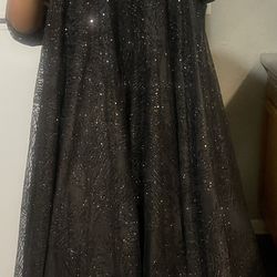 Sparkly Black Prom Dress