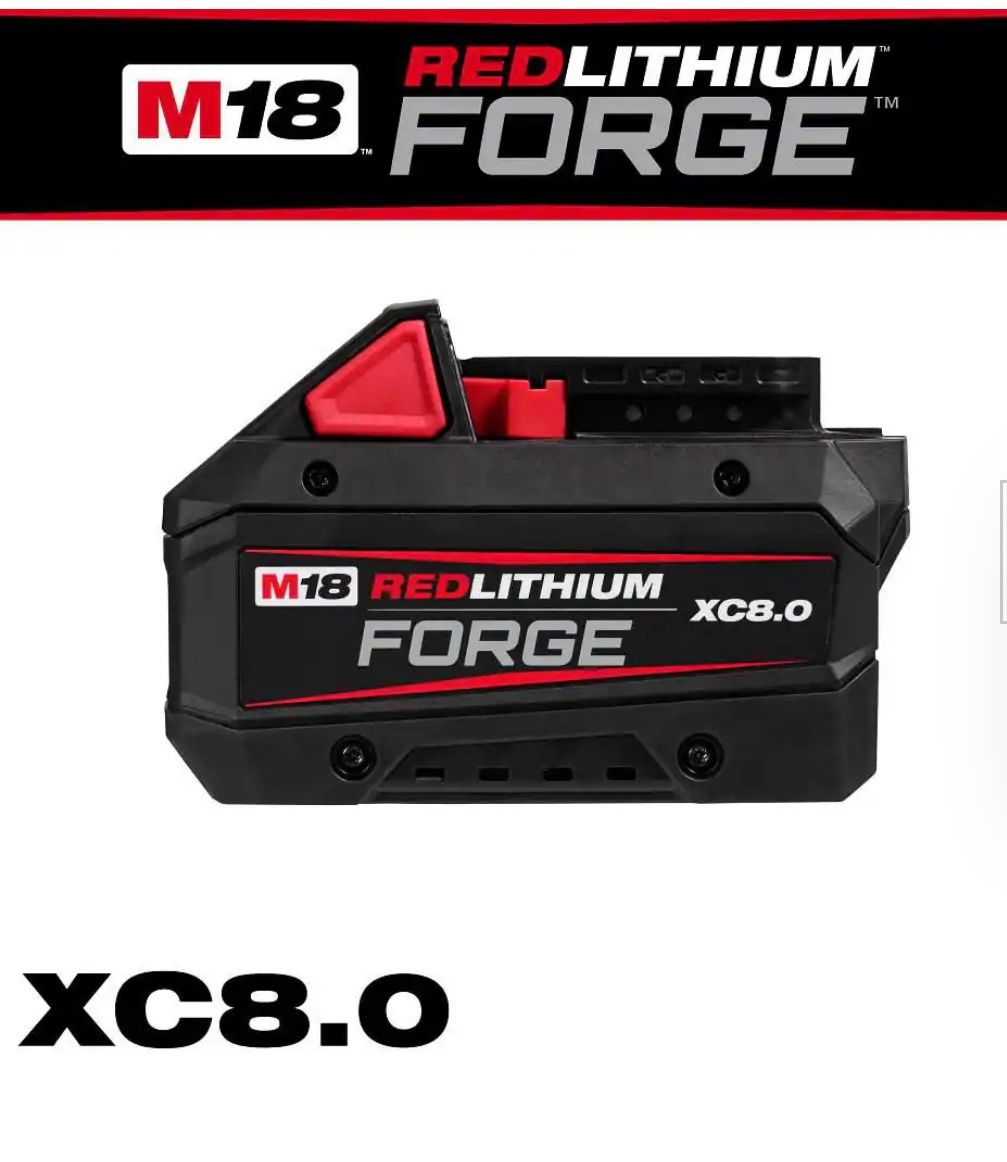 1-8.0 Forge 2-3.0 Milwaukee Batteries