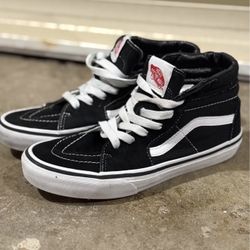 Kids Vans Sk8-Hi Black Youth Size 4