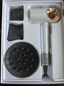 Hair Dryer, Ultra Fast Drying, 1600w Professional Blow Dryer with Diffuser, 110,000 RPM Brushless Motor, 4 Temps and 3 Speeds, Hairdryer for Salon Tra